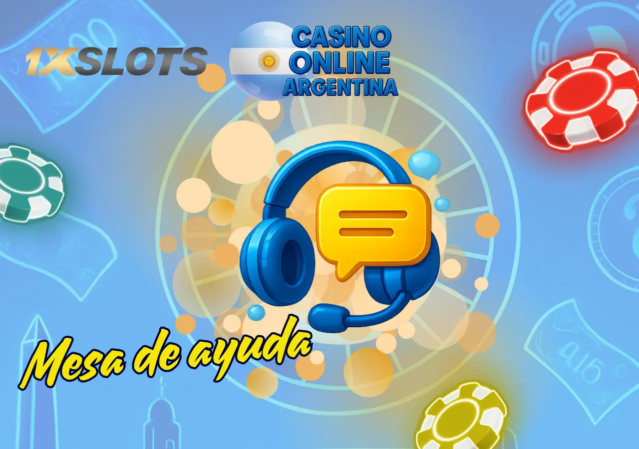 1xSlots ofrece soporte rápido por chat y correo electrónico
