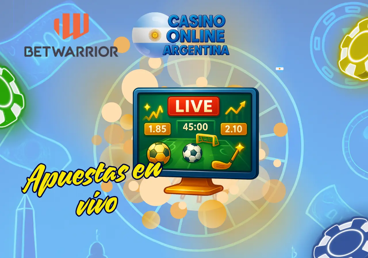 BetWarrior ofrece apuestas en vivo dinámicas