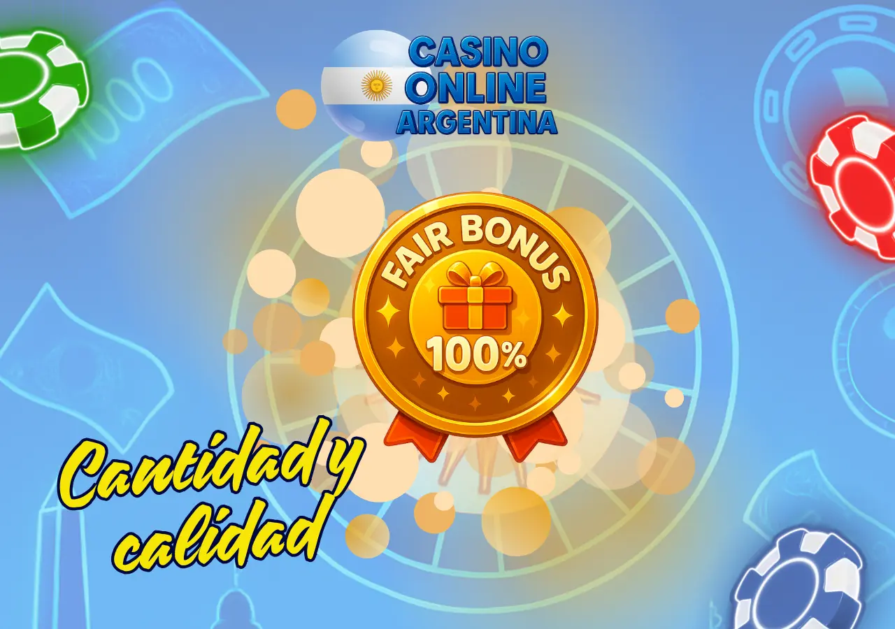 Bonos claros y condiciones justas