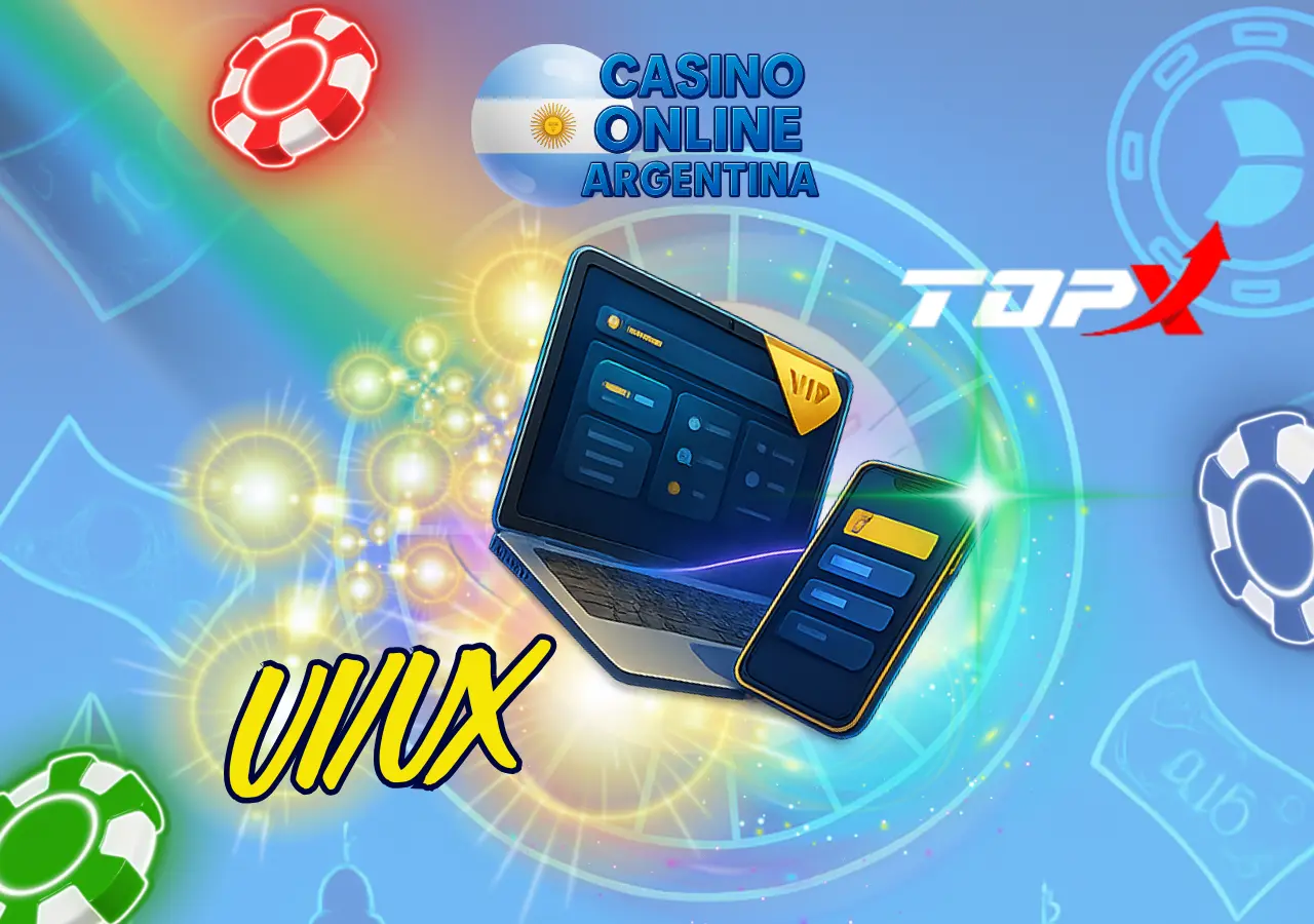 TopX ofrece navegación intuitiva lateral