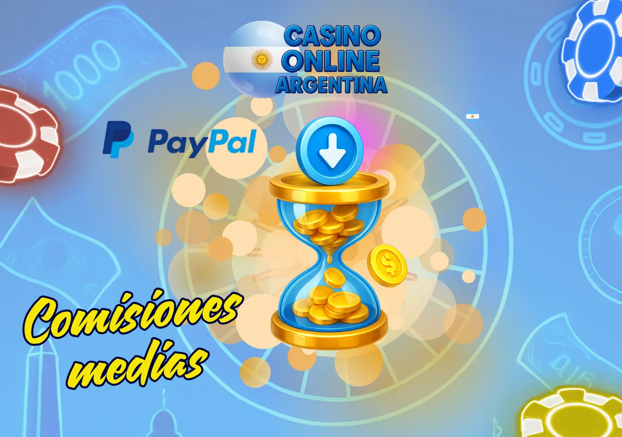 Comisiones y tarifas de PayPal en casinos argentinos