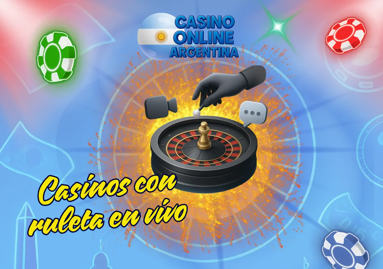 Mesas argentinas de ruleta en vivo